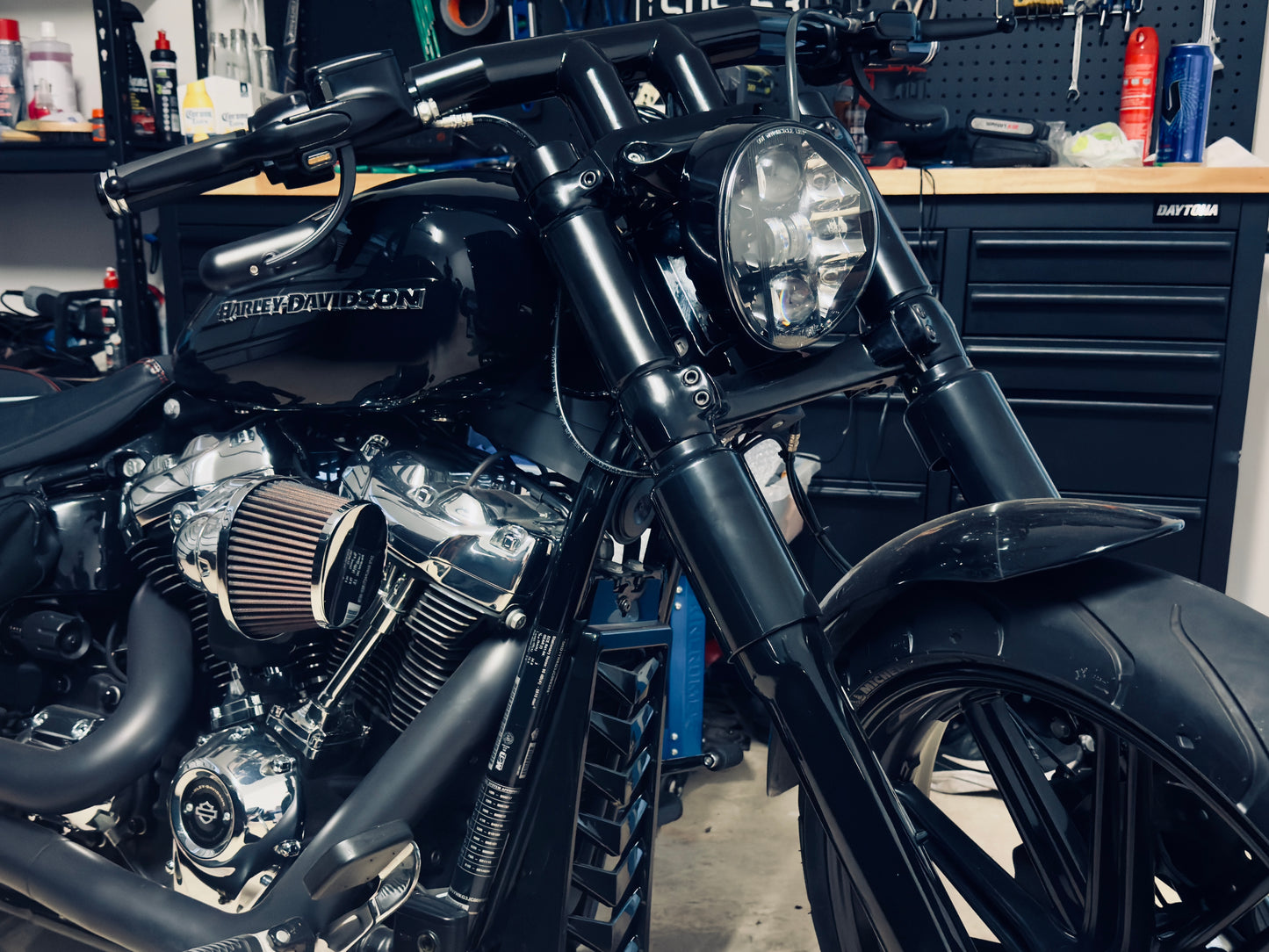 PREORDER - 2” 2018-2023 Breakout drag bars with flush mount integrated Speedo cluster